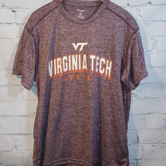 NCAA Virginia Tech University Pro Edge Men's Short Sleeve Shirt Medium - Picture 1 of 5